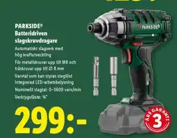 Lidl PARKSIDE Batteridriven slagskruvdragare erbjuda