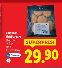 Lidl Compass Fiskburgare erbjuda