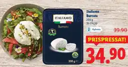 Lidl ITALIAMO Burrata erbjuda