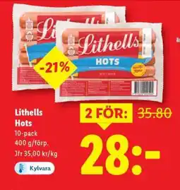 Lidl LITHELLS Hots erbjuda