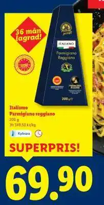 Lidl ITALIAMO Parmigiano Reggiano erbjuda