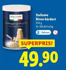 Lidl ITALIAMO Riven hårdost erbjuda