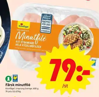 ICA Supermarket Färsk Minutfilé erbjuda