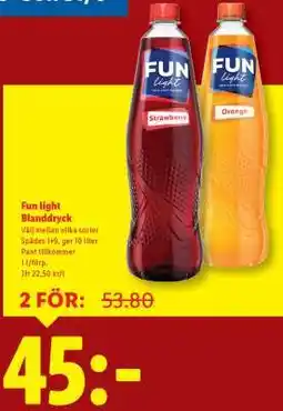 Lidl Fun light Blanddryck erbjuda