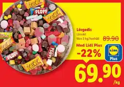 Lidl Lösgodis erbjuda