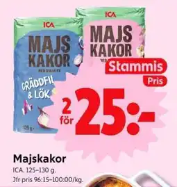 ICA Supermarket MAJSKAKOR erbjuda