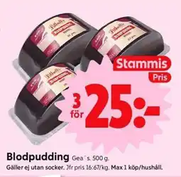 ICA Supermarket BLODPUDDING erbjuda