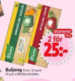 ICA Supermarket Buljong Knorr 12-pack erbjuda