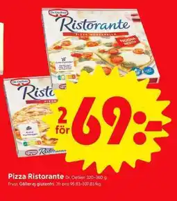 ICA Supermarket Pizza Ristorante erbjuda