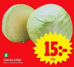 ICA Supermarket Svensk vitkål erbjuda