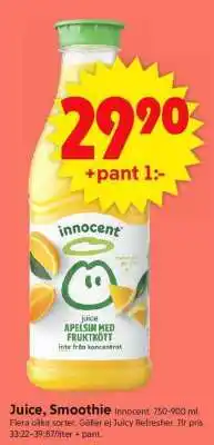 ICA Supermarket Juice, Smoothie erbjuda
