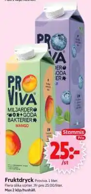 ICA Supermarket FRUKTDRYCK erbjuda