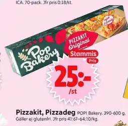 ICA Supermarket PIZZAKIT, PIZZADEG erbjuda