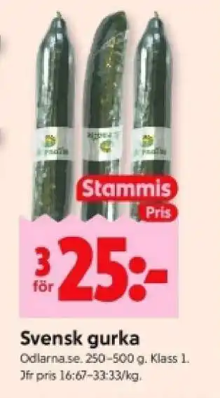 ICA Supermarket Svensk gurka erbjuda
