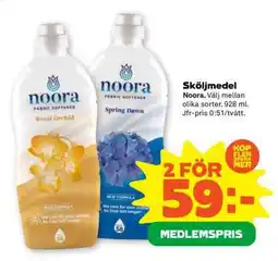 Stora Coop Sköljmedel Noora erbjuda