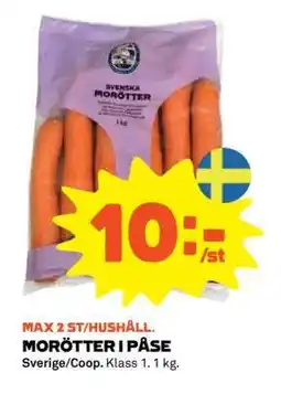 Stora Coop MORÖTTER I PÅSE erbjuda