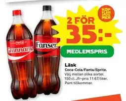 Stora Coop Läsk erbjuda