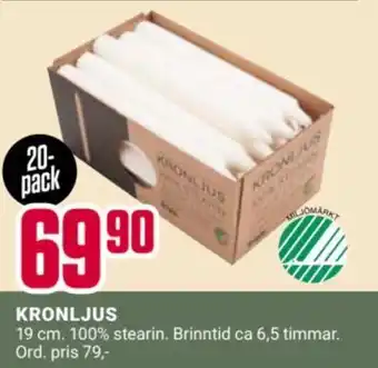 ÖoB Kronljus erbjuda