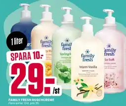 ÖoB Family Fresh duschcreme erbjuda
