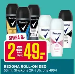 ÖoB REXONA Roll-on deo erbjuda