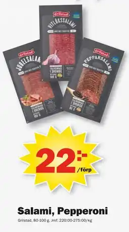 Pekås Salami, Pepperoni, SEK 22 erbjuda