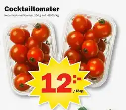 Pekås Cocktailtomater, SEK 12 erbjuda