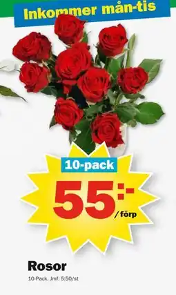 Pekås Rosor, SEK 55 erbjuda