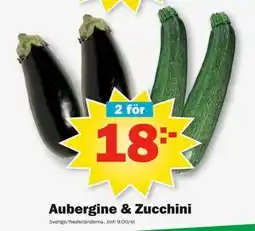 Pekås Aubergine & Zucchini, SEK 18 erbjuda