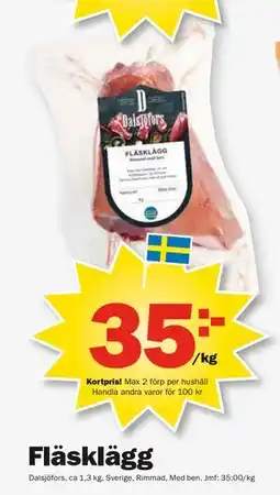 Pekås Fläsklägg, Medlemspris erbjuda