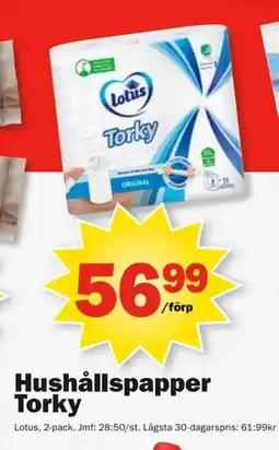 Pekås Hushållspapper Torky, SEK 56.99 erbjuda