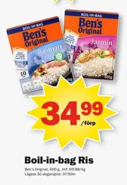 Pekås Boil-in-bag Ris, SEK 34.99 erbjuda