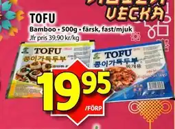 Matvärlden Tensta TOFU, SEK 19.95 erbjuda