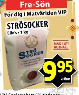 Matvärlden Tensta STRÖSOCKER, Medlemspris erbjuda