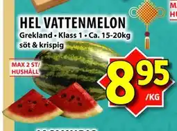 Matvärlden Tensta HEL VATTENMELON, SEK 8.95 erbjuda