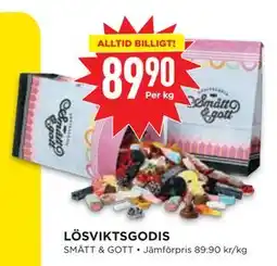 Willys LÖSVIKTSGODIS, SEK 89.9 erbjuda