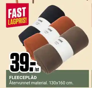 ÖoB FLEECEPLÄD, SEK 39 erbjuda