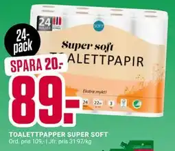 ÖoB TOALETTPAPPER SUPER SOFT, SEK 89 erbjuda