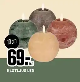 ÖoB KLOTLJUS LED, SEK 69 erbjuda