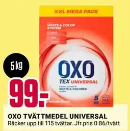 ÖoB OXO TVÄTTMEDEL UNIVERSAL, SEK 99 erbjuda