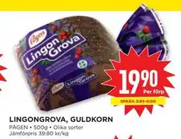 Willys LINGONGROVA, GULDKORN, SEK 19.9 erbjuda