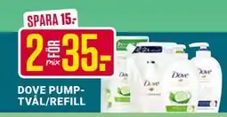 ÖoB DOVE PUMPTVÅL/REFILL, SEK 35 erbjuda
