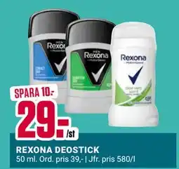 ÖoB REXONA DEOSTICK, SEK 29 erbjuda