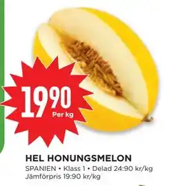 Willys HEL HONUNGSMELON, SEK 19.9 erbjuda