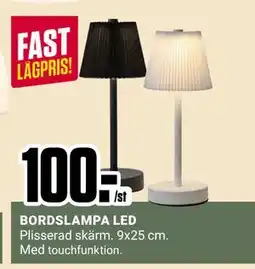 ÖoB BORDSLAMPA LED, SEK 100 erbjuda