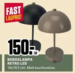 ÖoB BORDSLAMPA RETRO LED, SEK 150 erbjuda