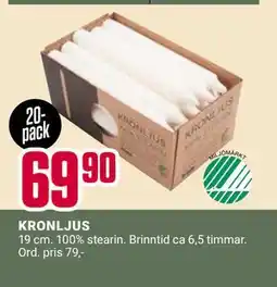 ÖoB KRONLJUS, SEK 69.9 erbjuda