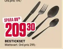 ÖoB BESTICKSET, SEK 209.3 erbjuda