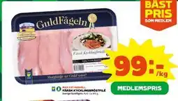 Coop Daglivs FÄRSK KYCKLINGBRÖSTFILÉ, Medlemspris erbjuda