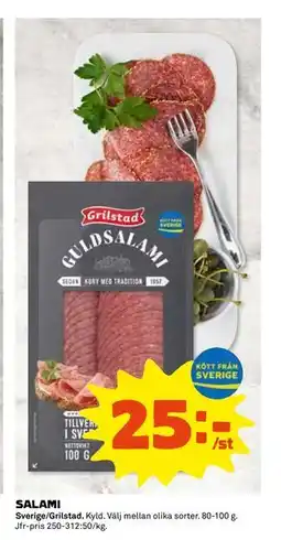 Coop Daglivs SALAMI, SEK 25 erbjuda