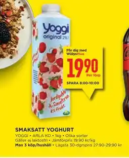 Willys Hemma SMAKSATT YOGHURT, Medlemspris erbjuda